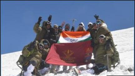 Indian Army Team summit MT Leo Pargyil (6773m)_50.1
