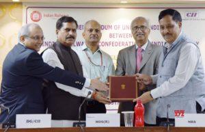 Railway ministry signs MoU with CII_50.1