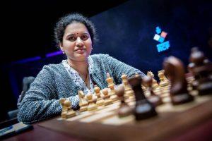 Indian chess grandmaster, Koneru Hampi of Gudivada ( Andhra Pradesh) has cliched Fide World Grand Prix 2019 title with 8 points from 11 rounds in Skolkovo, Russia._50.1