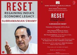 Pranab Mukherjee launches the book titled 'Reset: Regaining India's Economic Legacy'_50.1