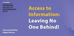 International Day for Universal Access to Information: 28 September_50.1