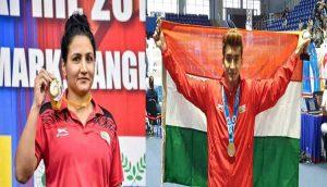 Shiva Thapa, Pooja Rani clinch gold in Olympic Test event for Boxing_50.1