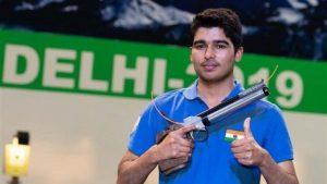 Saurabh Chaudhary wins silver medal in Men's 10m air pistol event at Asian Championship_50.1