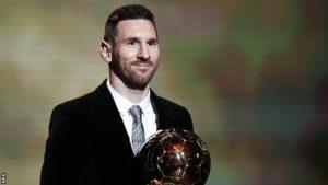Lionel Messi wins Ballon d'Or for 6th time_50.1