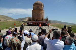 Turkey historic mosque moved before dam waters rise_50.1
