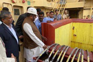 Works on laying of submarine cables between Chennai-A&N Islands inaugurates_60.1