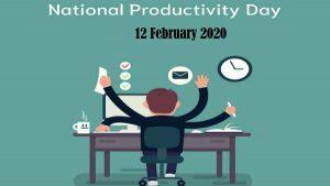 National Productivity Day observed globally on 12 February_50.1