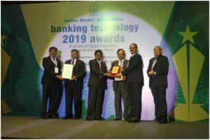 South Indian Bank bagged two awards at the Banking Technology 2019 awards by IBA_60.1