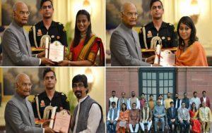 61st annual Lalit Kala Akademi awards conferred by President Kovind_50.1