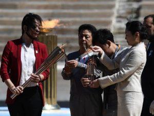 Greece hands over Olympic flame to Tokyo 2020_50.1