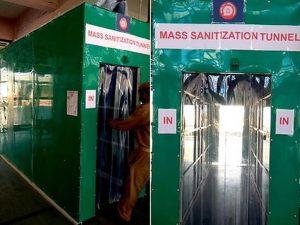Ahmedabad station becomes 1st station to get sanitizing tunnel_60.1