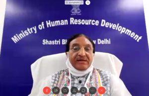 Union HRD Minister e-launches 7 titles under NBT's Corona Studies series_4.1