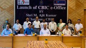 CBIC Chairman M. Ajit Kumar launches "e-Office" application_50.1