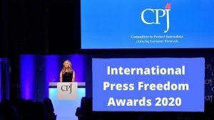 CPJ International Press Freedom Award 2020 announced_50.1