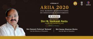 IIT Madras Tops Atal Rankings (ARIIA) 2020_50.1
