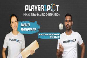 Bhuvneshwar Kumar & Smriti Mandhana became the brand ambassadors of Playerzpot_4.1