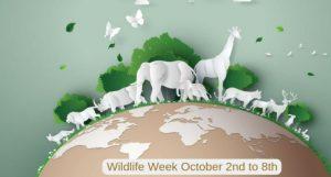 Wildlife Week is celebrated from 2nd to 8th October_50.1