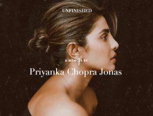 Actor Priyanka Chopra Jonas' memoir named 'Unfinished'_4.1