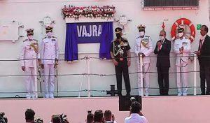 Indian Coast Guard Ship 'Vajra' commissioned to the Indian Coast Guard_4.1