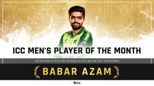 Pakistan's Babar Azam Wins ICC Players of the Month for April 2021_4.1