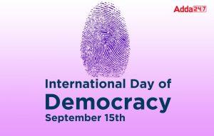 International Day of Democracy 2022 observed on 15 September_4.1