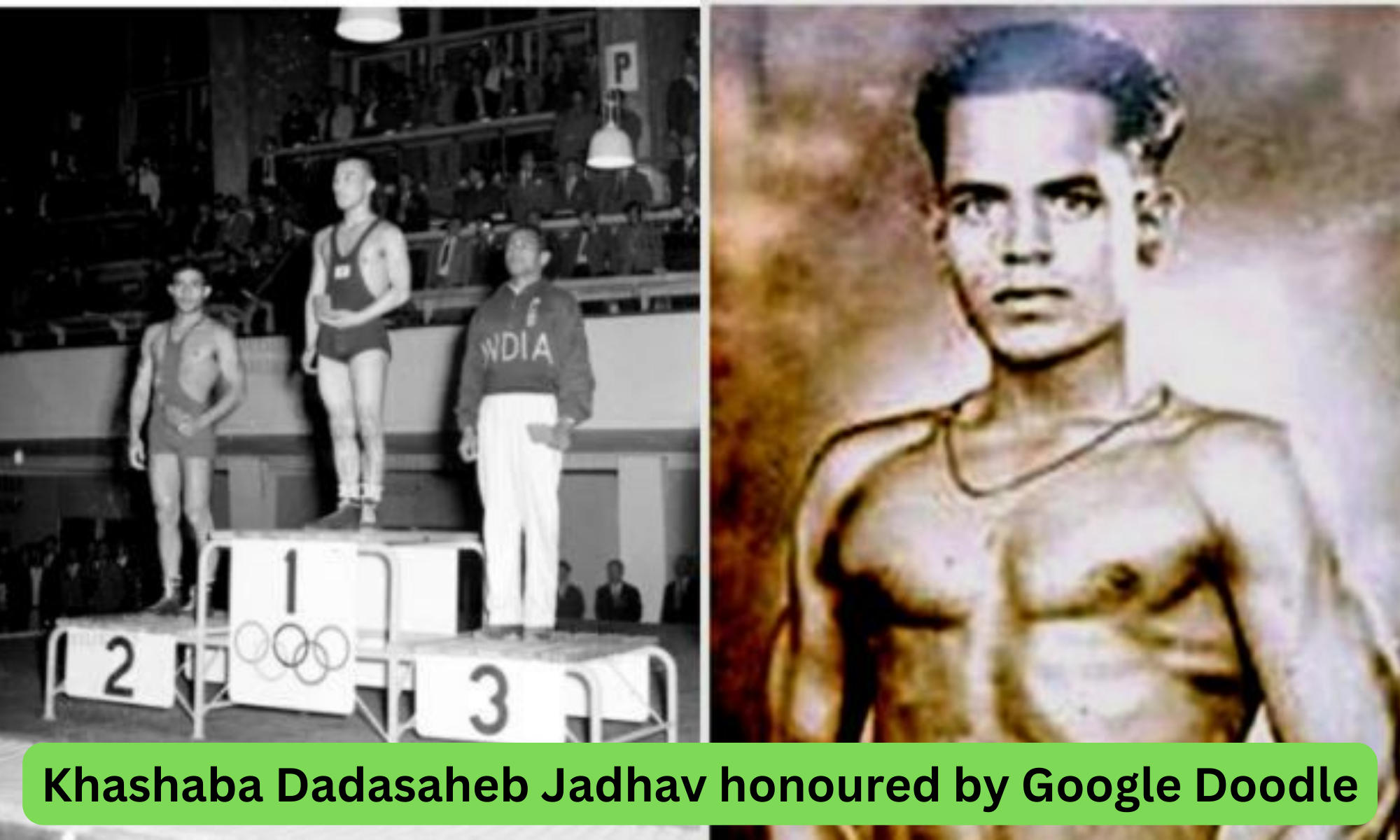 Khashaba Dadasaheb Jadhav honoured by Google Doodle