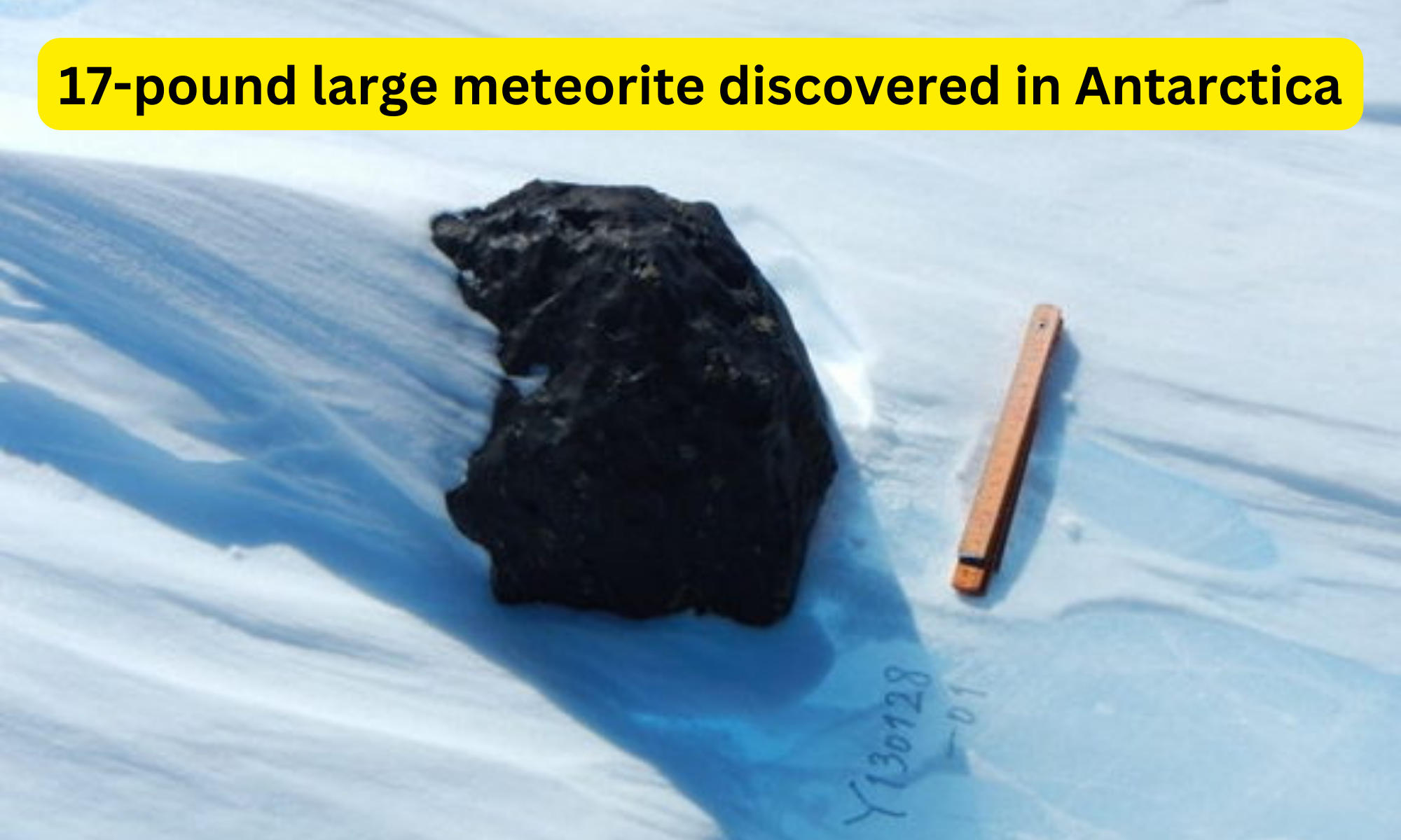 17-pound large meteorite discovered in Antarctica