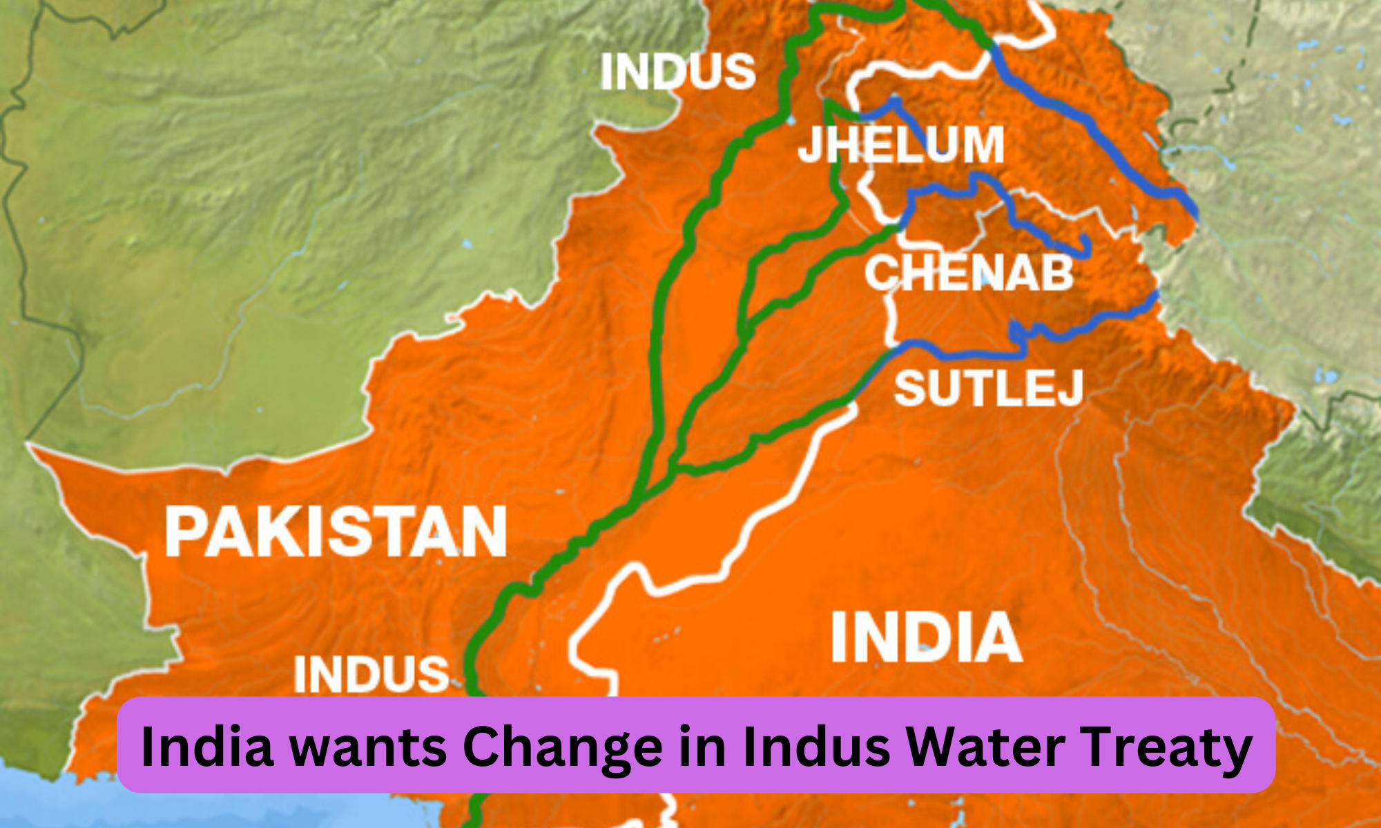 India wants Change in Indus Water Treaty