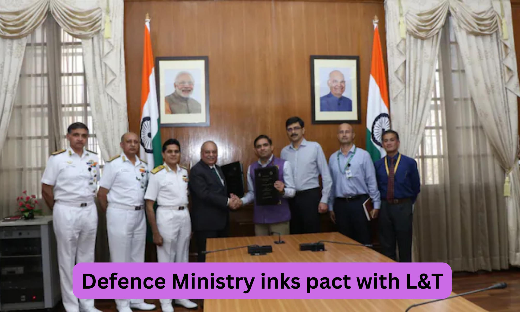 Defence Ministry inks pact with L&T
