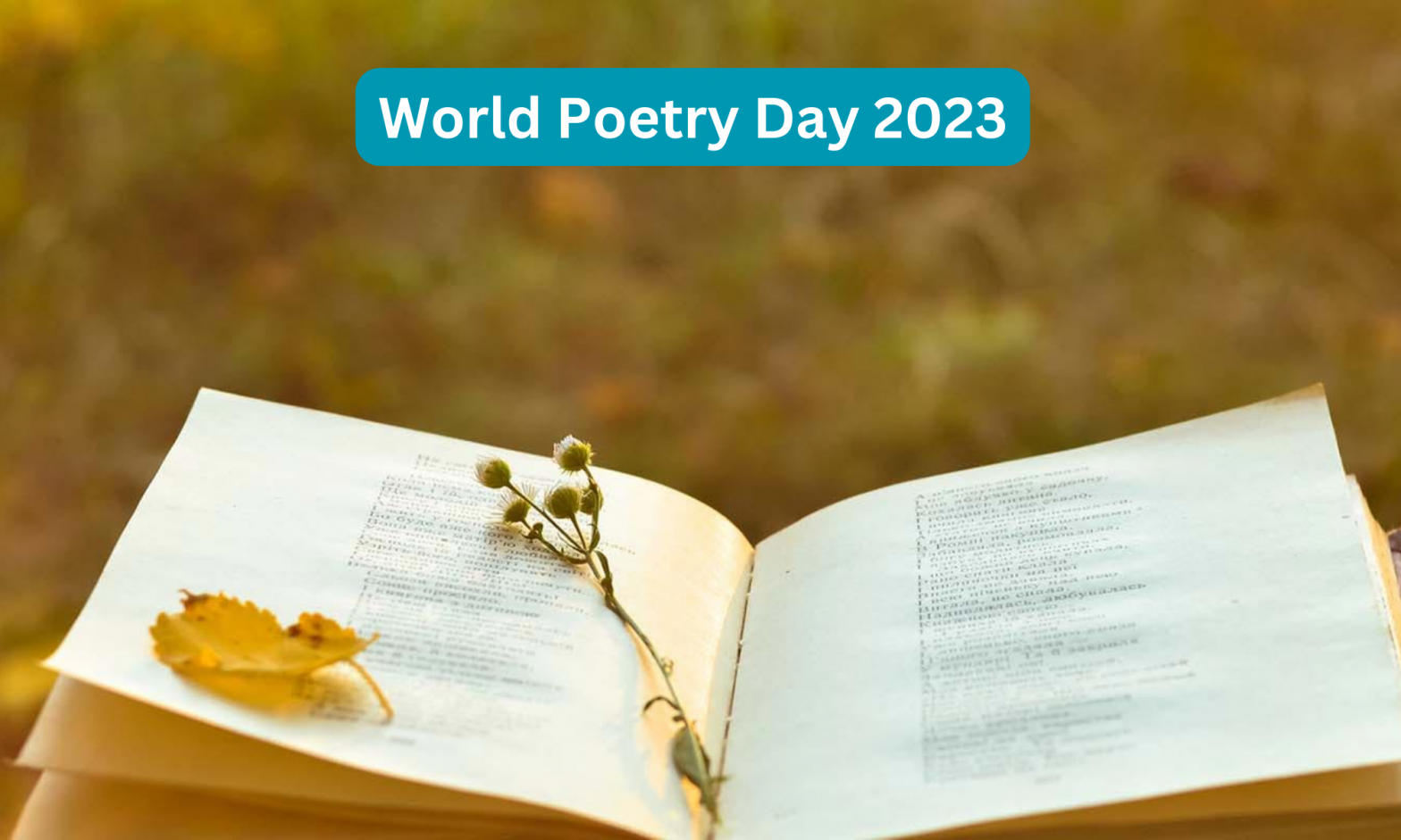 World Poetry Day 2023