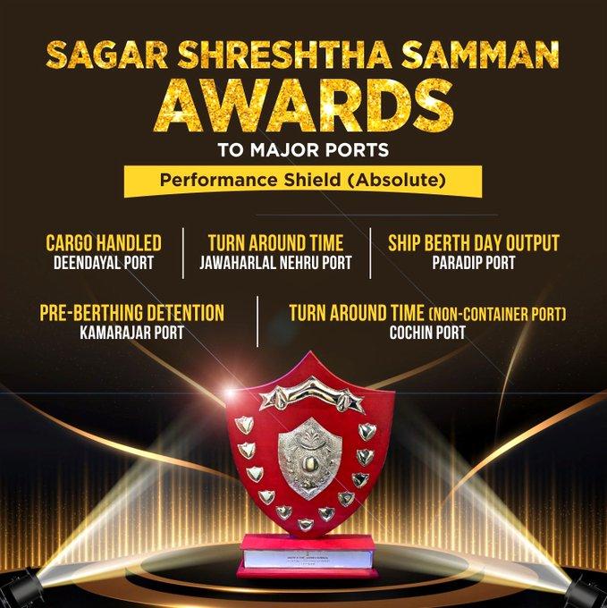 Cochin Port has bagged the Sagar Shreshtha Sammaan Award 2023_5.1