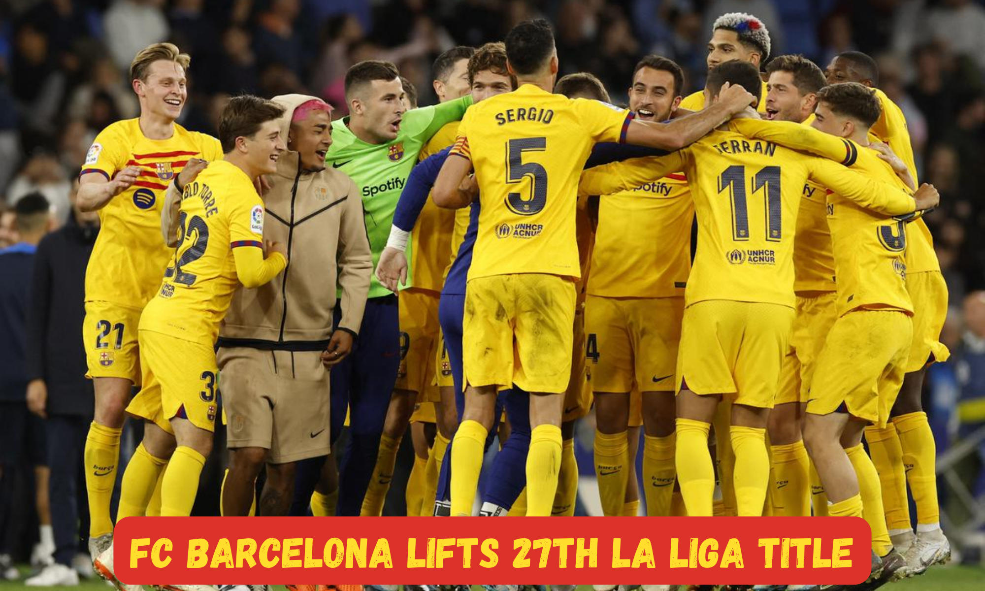 FC Barcelona lifts 27th La Liga Title