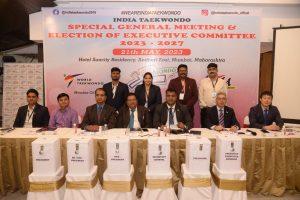 Namdev Shirgaonkar elected unopposed President of Taekwondo India_4.1