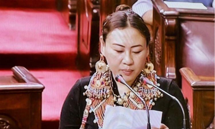 Lone Naga woman MP Phangnon nominated as a vice chairperson of Rajya Sabha