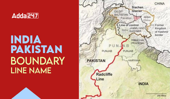 India Pakistan Boundary Line Name