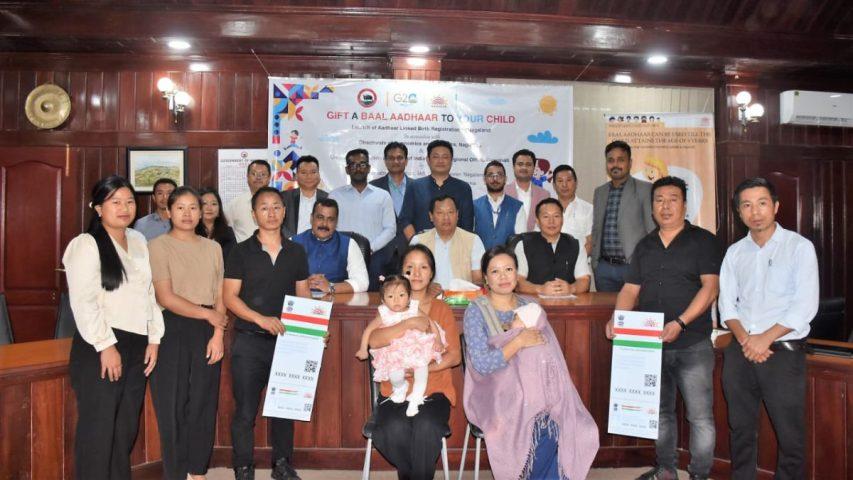 Nagaland becomes first State in North Eastern Region to initiate Aadhaar Linked Birth Registration