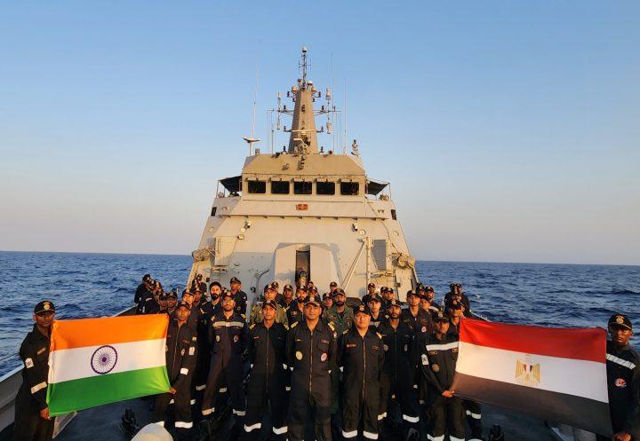 INS Sumedha Has Arrived In Egypt To Participate In 'Exercise BRIGHT STAR-23'