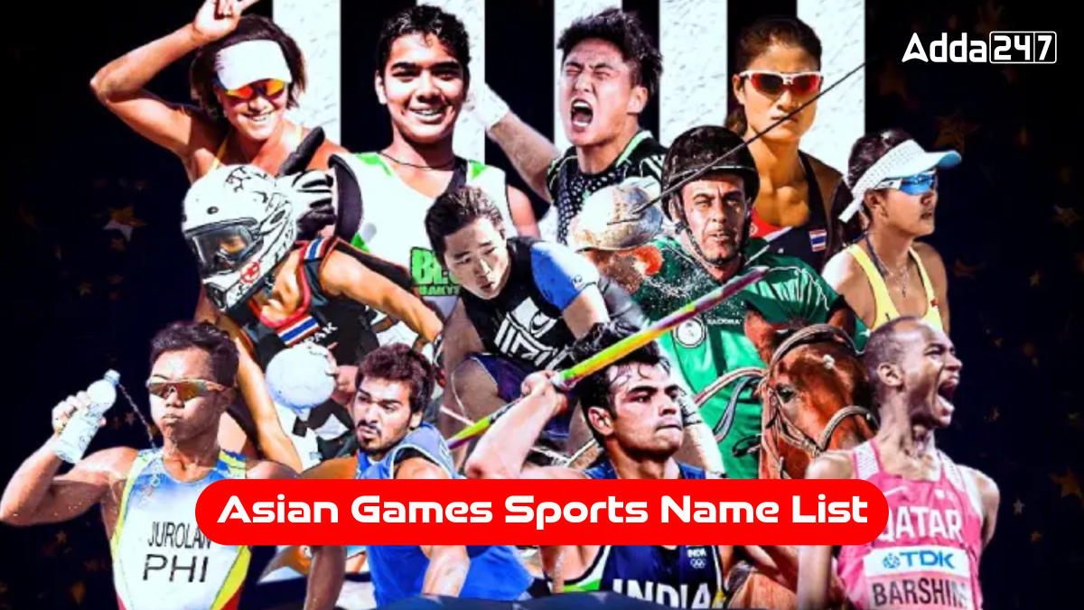 Asian Games Sports Name List