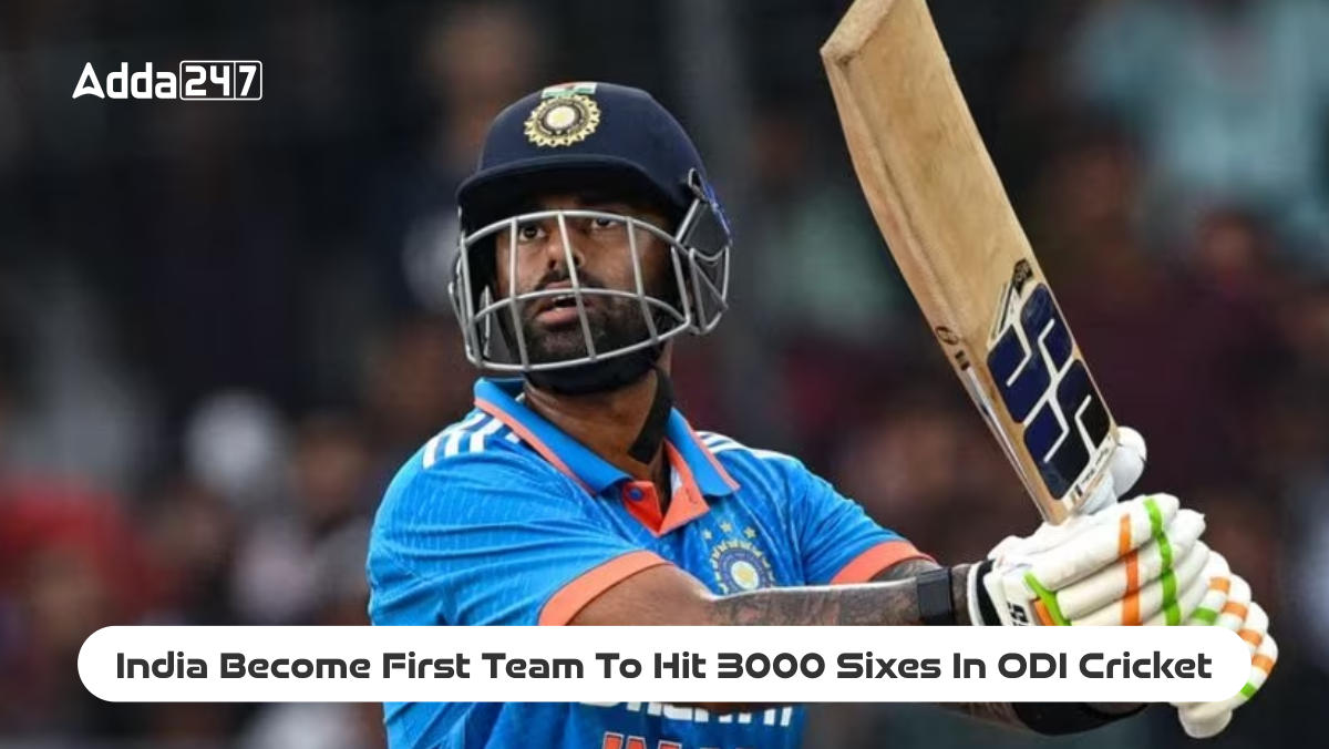 Indian team Become First Team To Hit 3000 Sixes In ODI Cricket