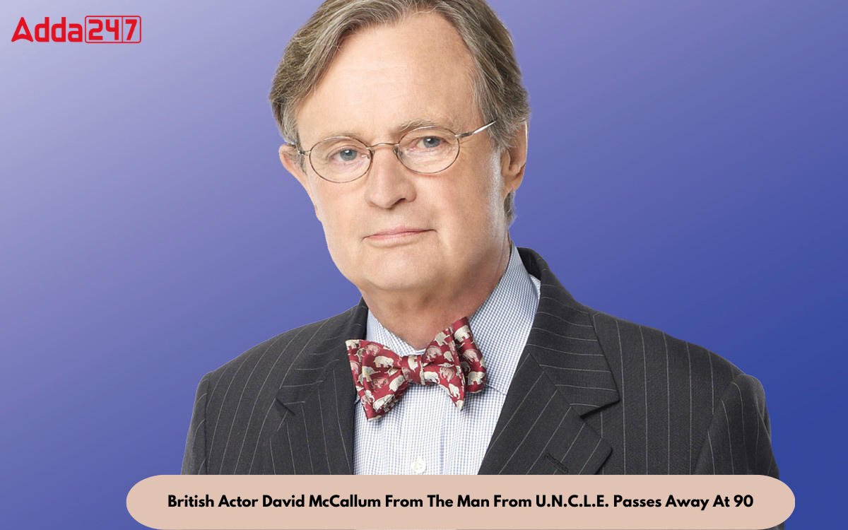 British Actor David McCallum From The Man From U.N.C.L.E. Passes Away At 90
