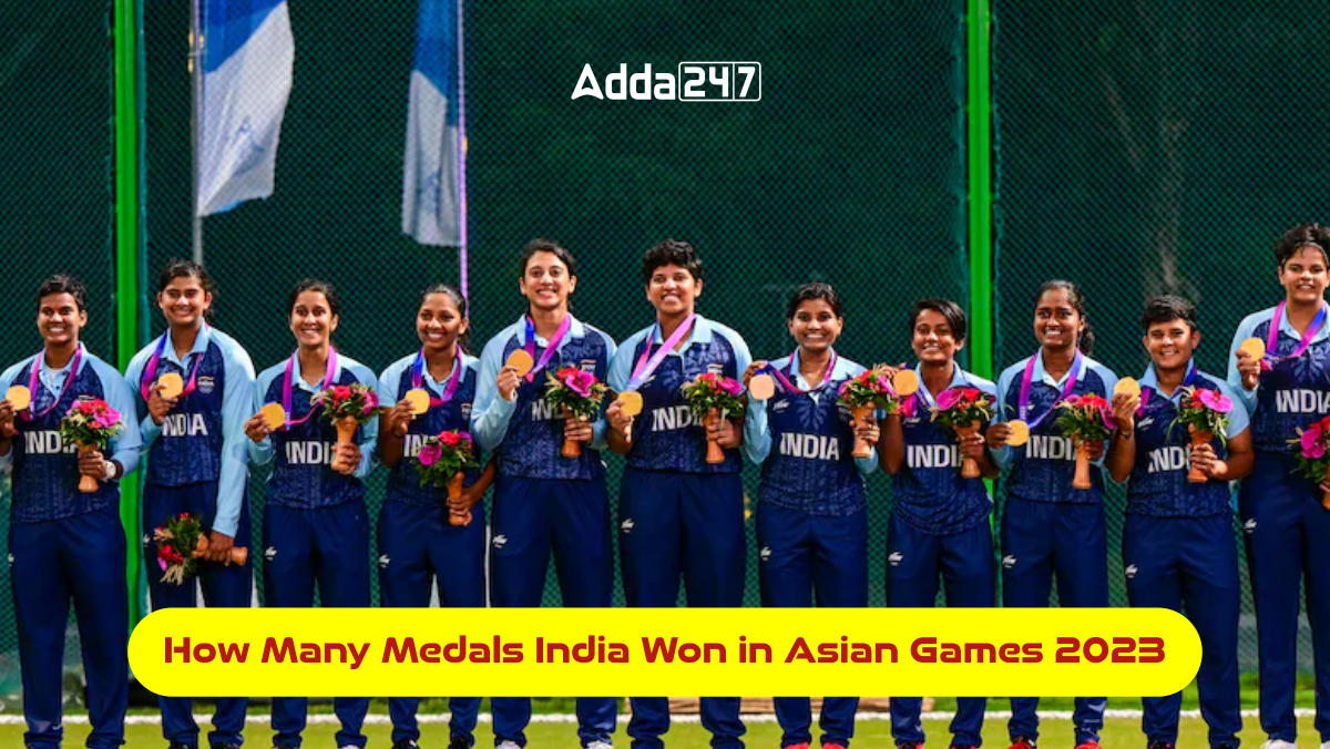 How Many Medals India Won in Asian Games 2023?