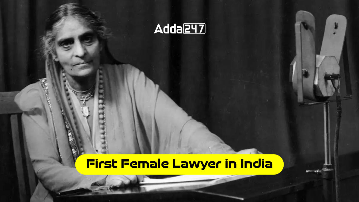 First Female Lawyer in India