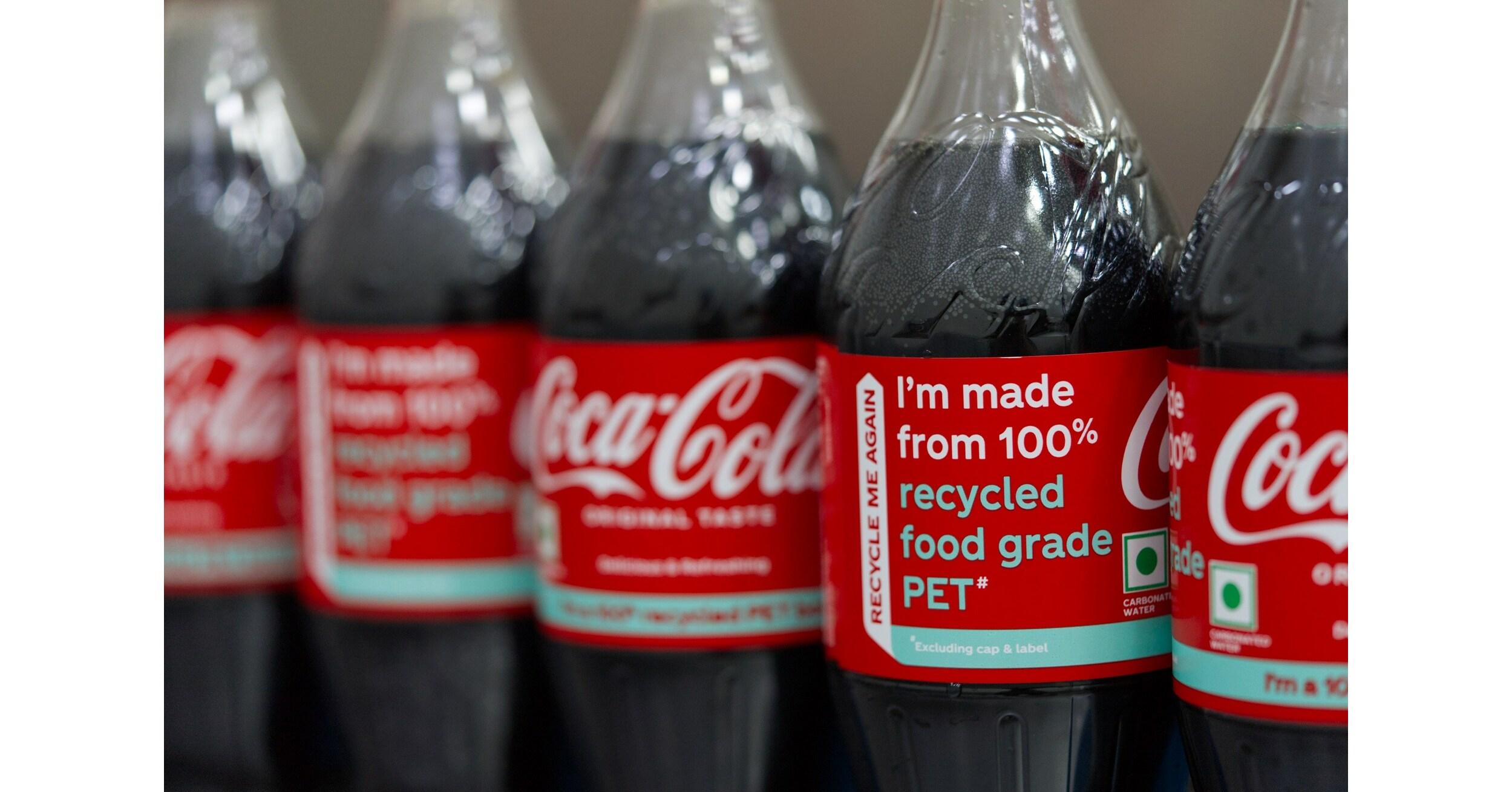 Coca-Cola India Rolls Out 100% Recycled PET Bottles For Small Packs
