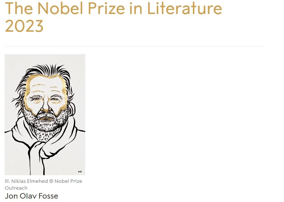Nobel Prize in Literature 2023 awarded to Jon Fosse