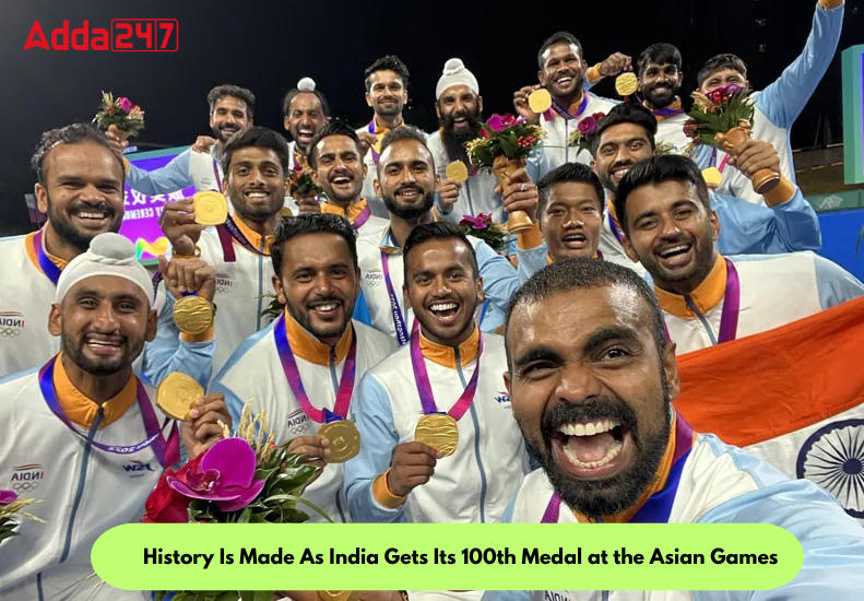 India Makes History with 100th Medal at the Asian Games