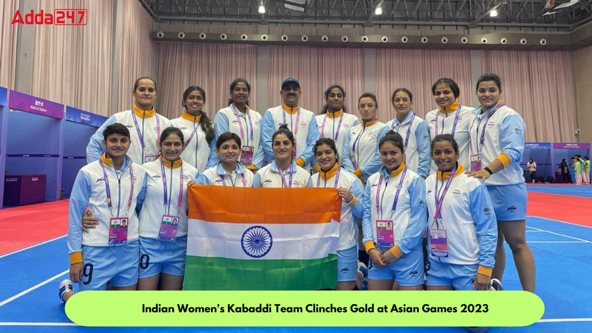 Indian Women's Kabaddi Team Clinches Gold at Asian Games 2023