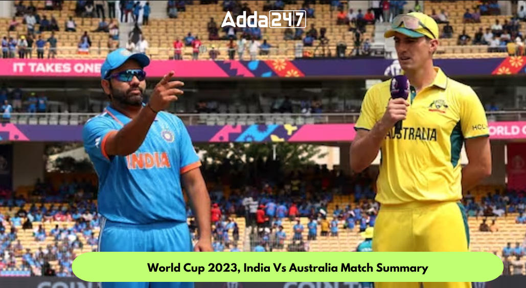 World Cup 2023, India Vs Australia Match Summary