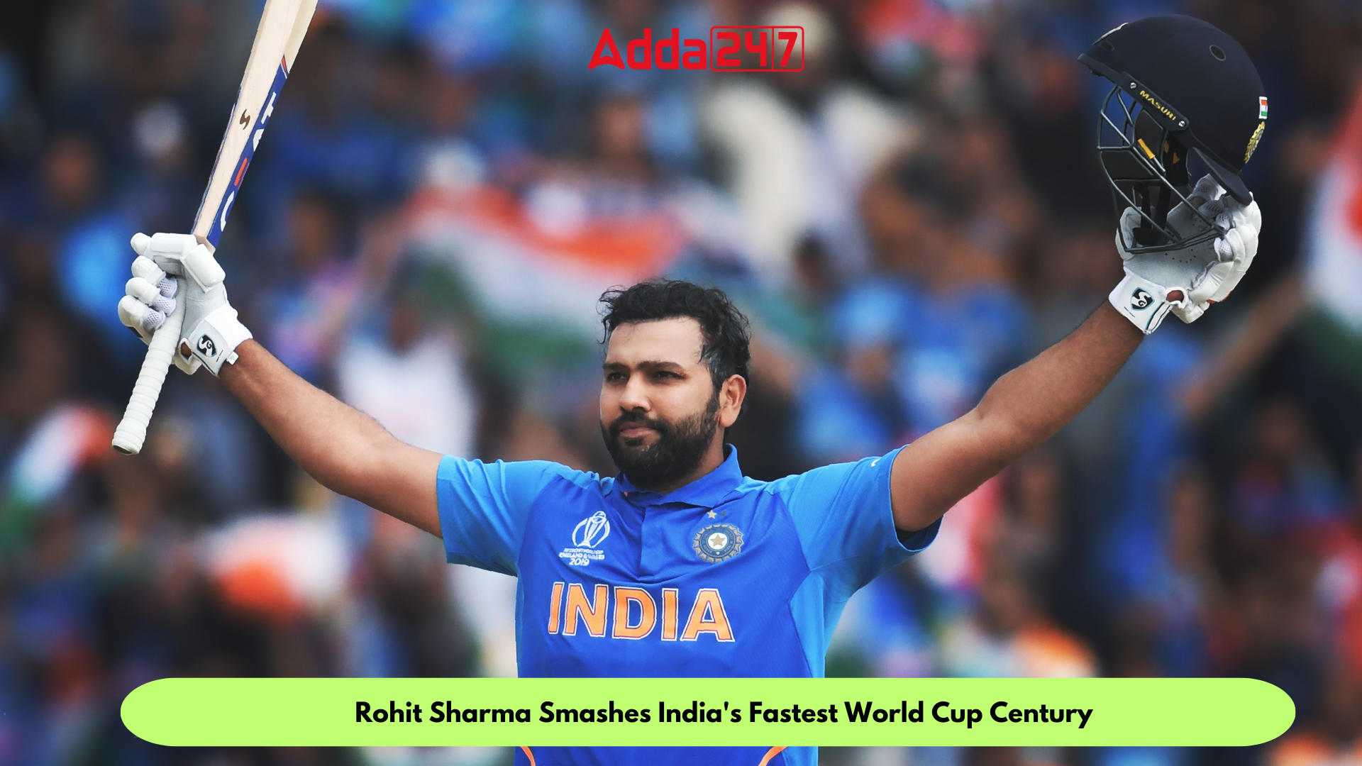 Rohit Sharma Smashes India's Fastest World Cup Century