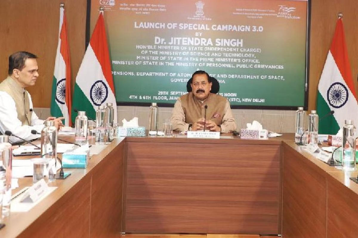 Dr. Jitendra Singh launches the Intelligent Grievance Monitoring System (IGMS) 2.0 Public Grievance portal and Automated Analysis in Tree Dashboard