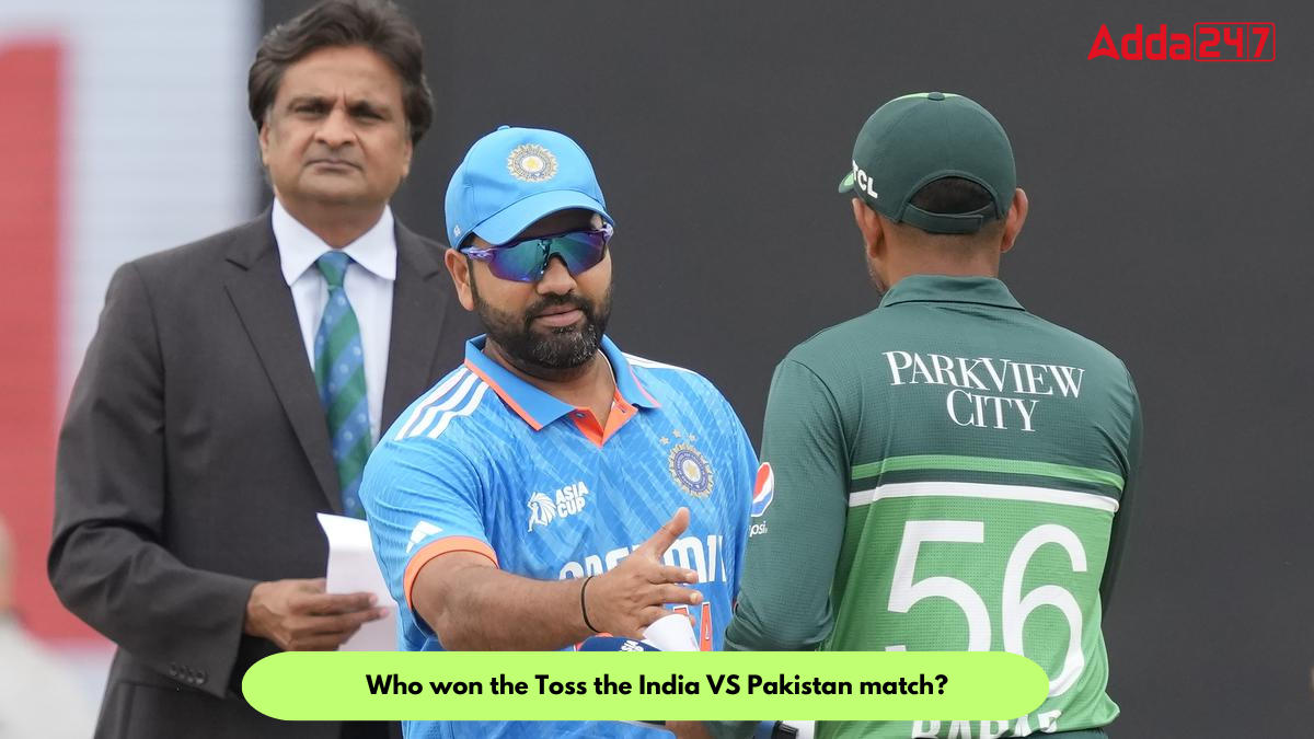 Who won the Toss the India VS Pakistan match?